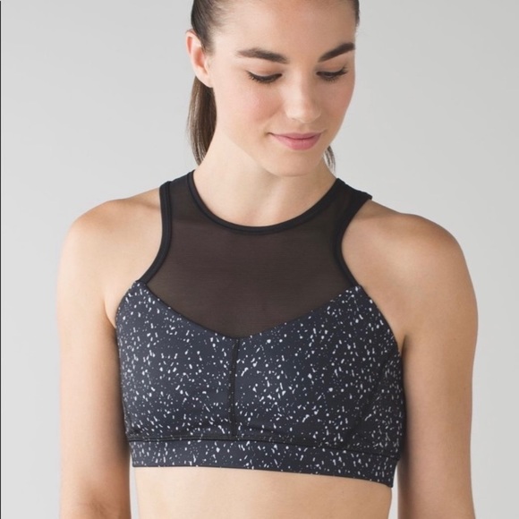 Lululemon- Sports Bra with Mesh Pannels - Picture 1 of 7